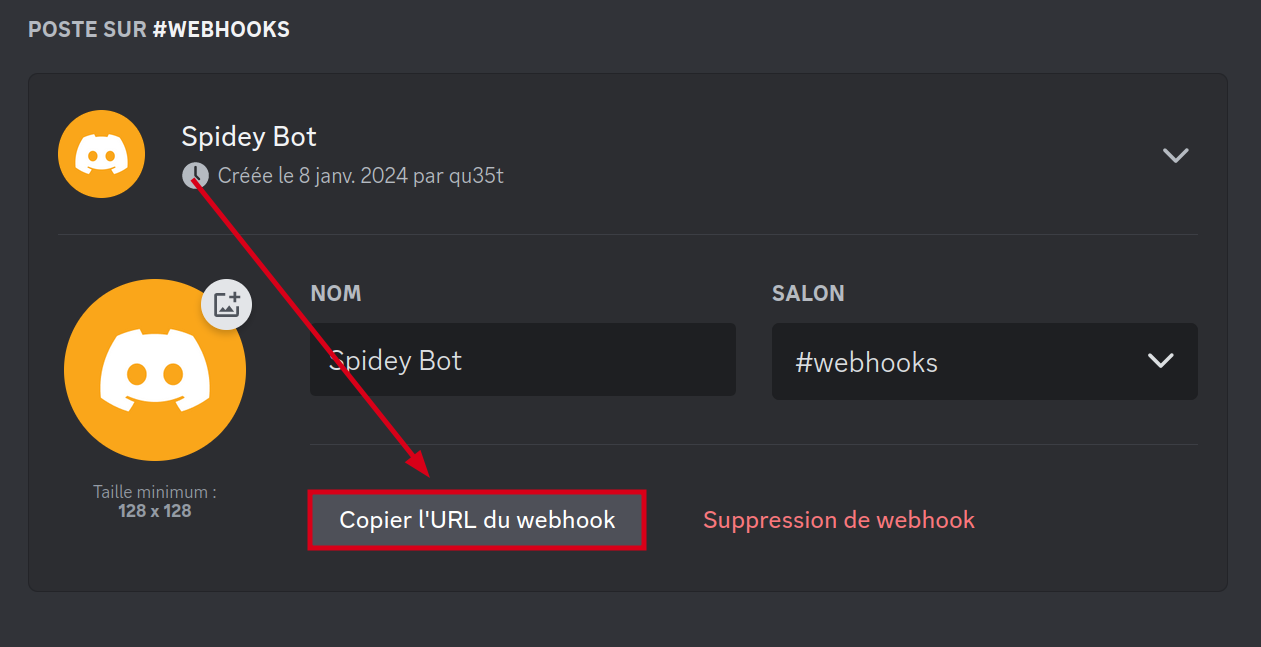 Webhook Copy